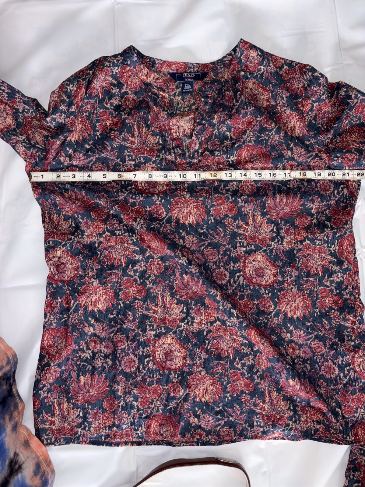 Vintage Ralph Lauren 100% Cotton Floral Country Western Shirt Sz XL Skirt Sz 8