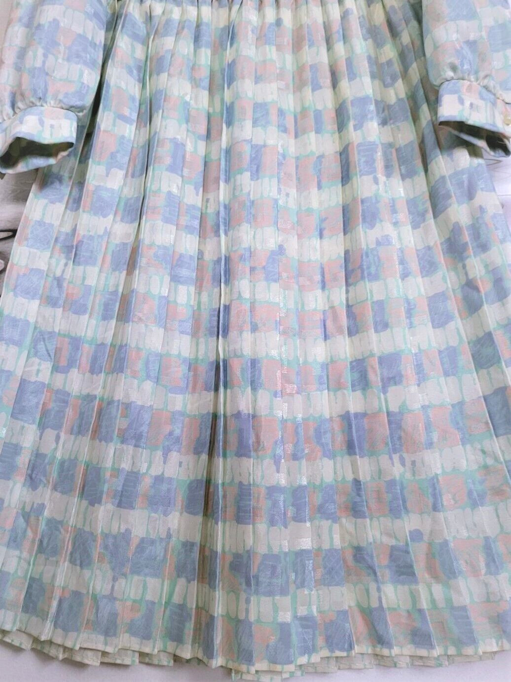 LISA MICHAELS USA Women’s Silk Ruffled DRESS Multicolor SZ 14-16