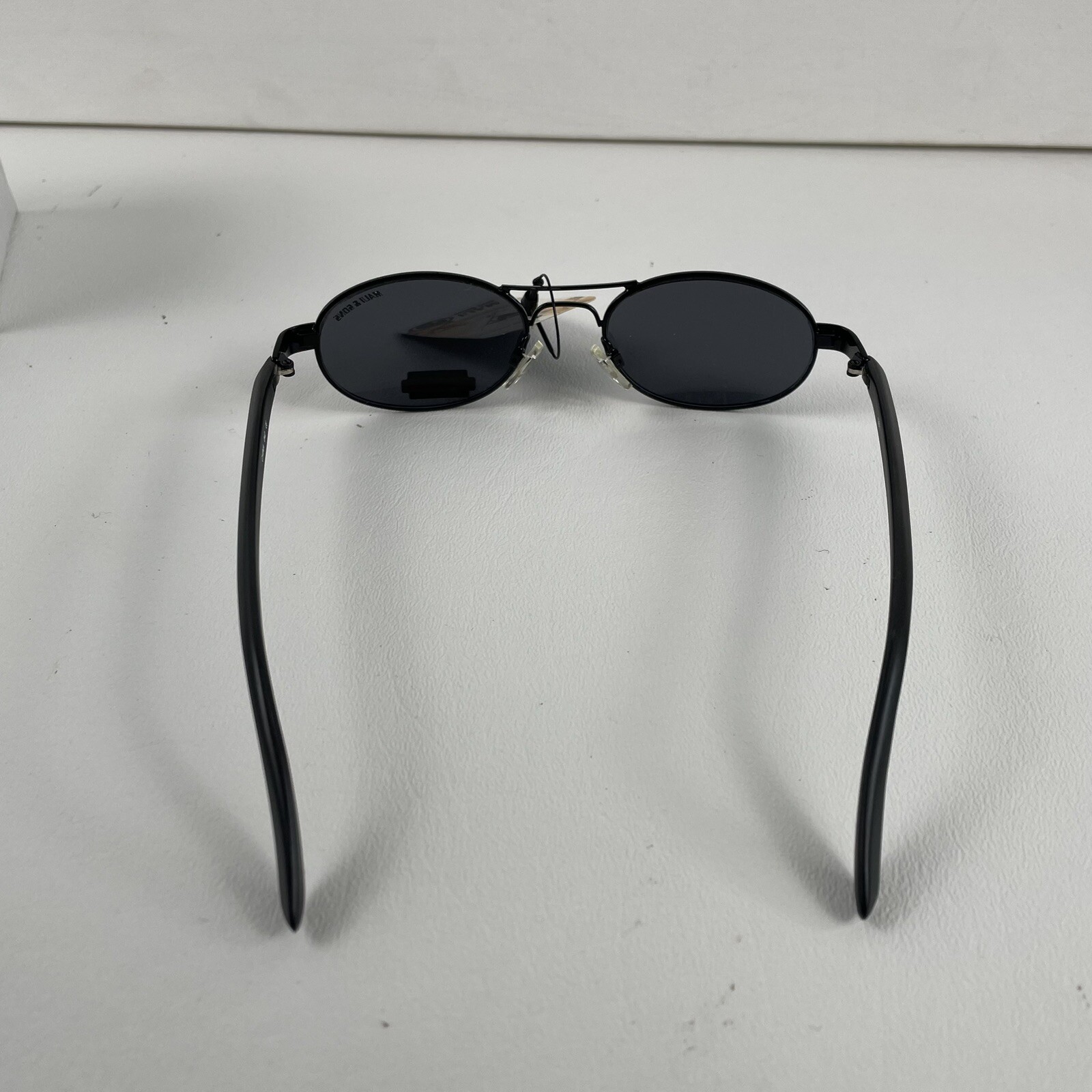 🔥VTG 90s Maui & Sons Sport Black Alloy Metal Sunglasses NOS Retro Surf🔥