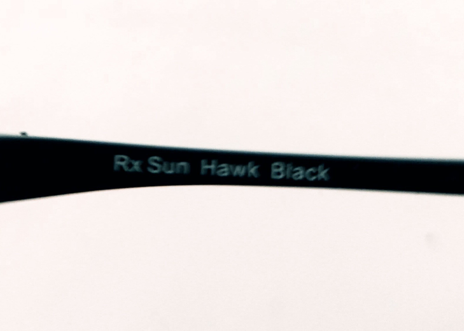 Rx Sun Hawk Hilco Sunglasses Unisex Adult Black Vintage 90s Sun Glasses