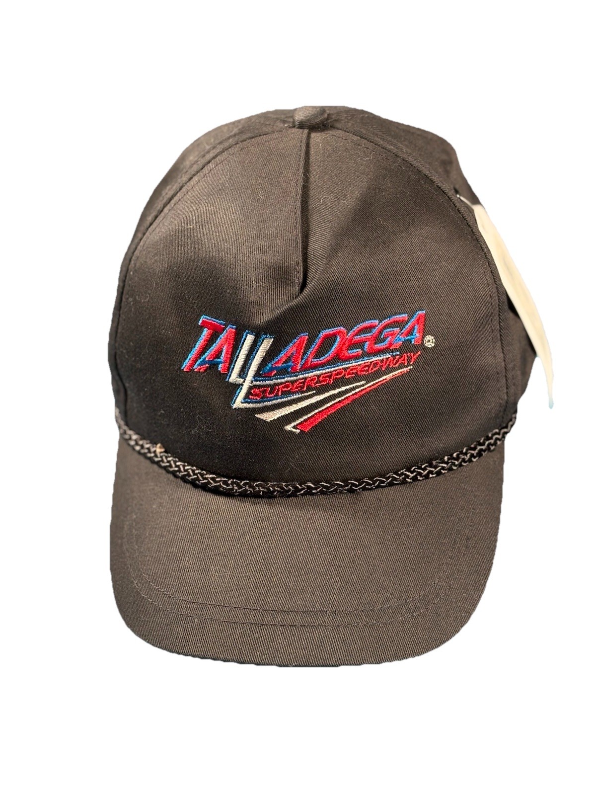 Vintage Taladega Super Speedway Rope Trucker Snap Back Hat ISC MOTORSPORTS