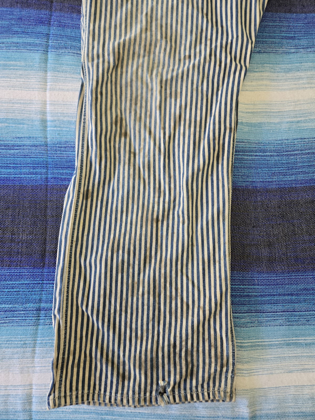 VTG RARE 1950s Penneys Pay Day VestBak Express Stripe Sanforized Overalls, 44×29