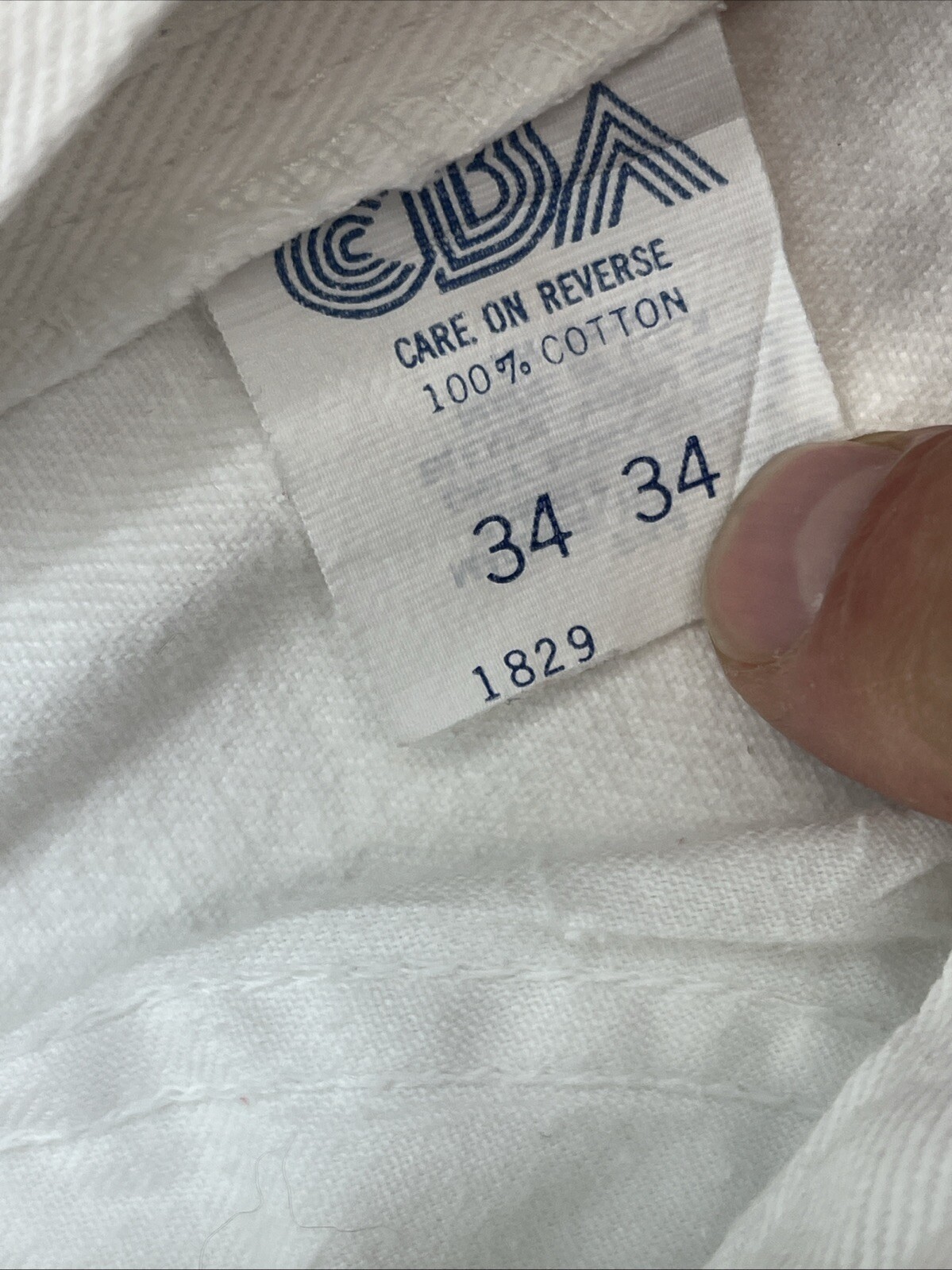 Manhattan Men’s White Jeans 32×32 Made in The USA 1980s Vintage