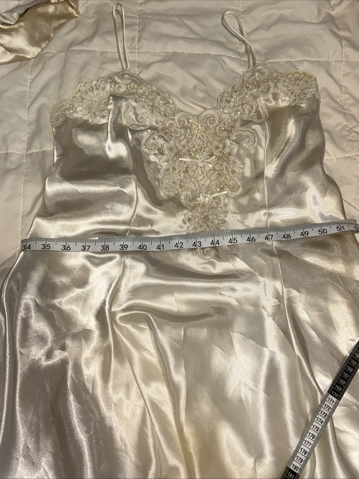 Vintage Frederick’s Of Hollywood White Lace Lingerie Bridal NIGHTGOWN