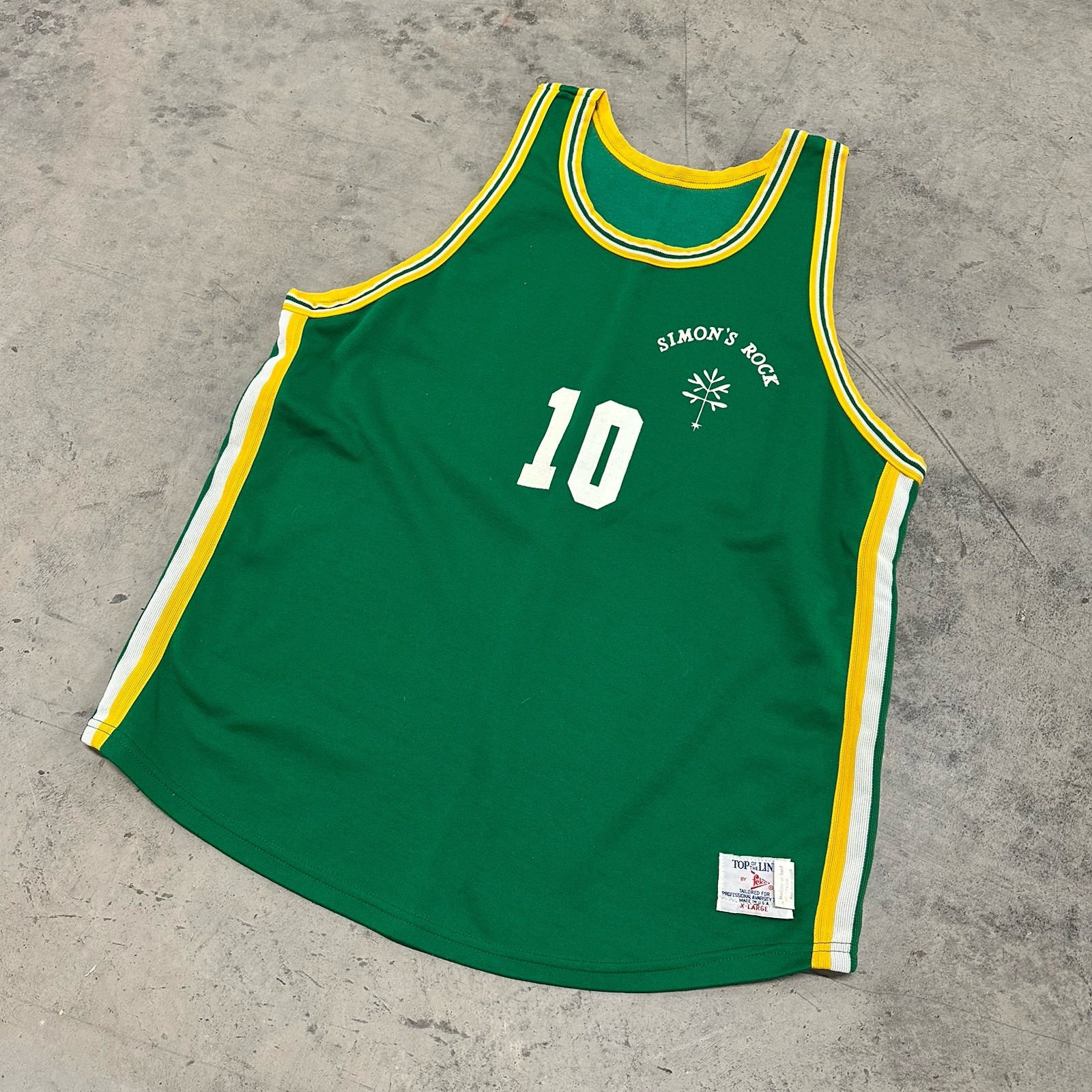 Vintage 60s 50s Felco NY Athletic Wear Jersey Size XL Simon’s Rock Basketball