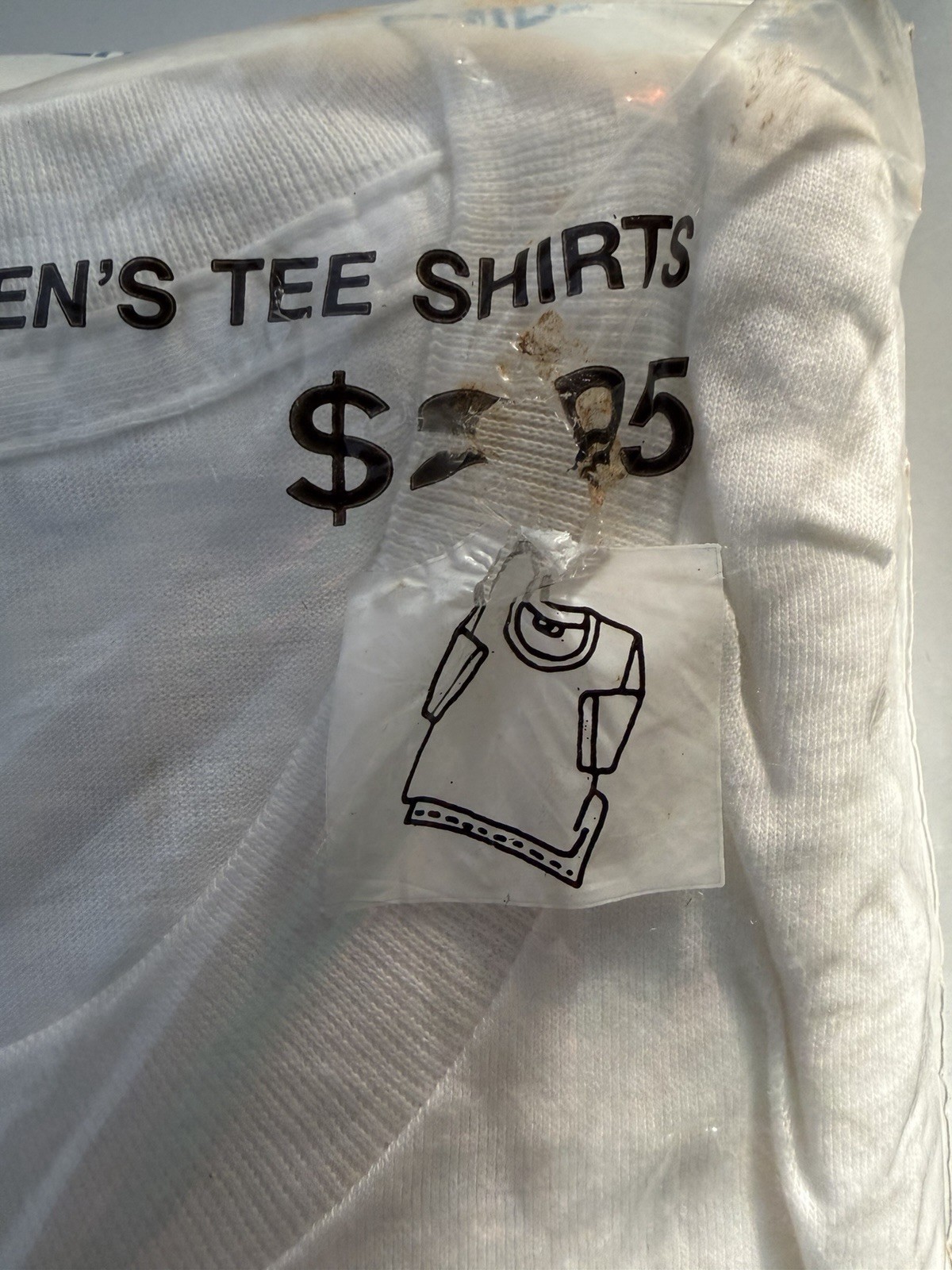VTG Fruit Of The Loom Golden T-Shirts 50/50 Tee Size XL Undershirt 3 Pack