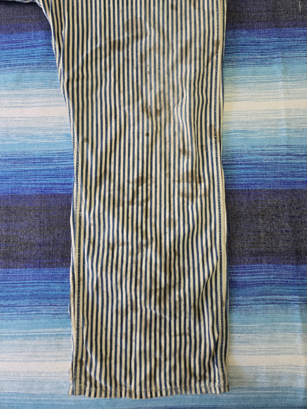 VTG RARE 1950s Penneys Pay Day VestBak Express Stripe Sanforized Overalls, 44×29