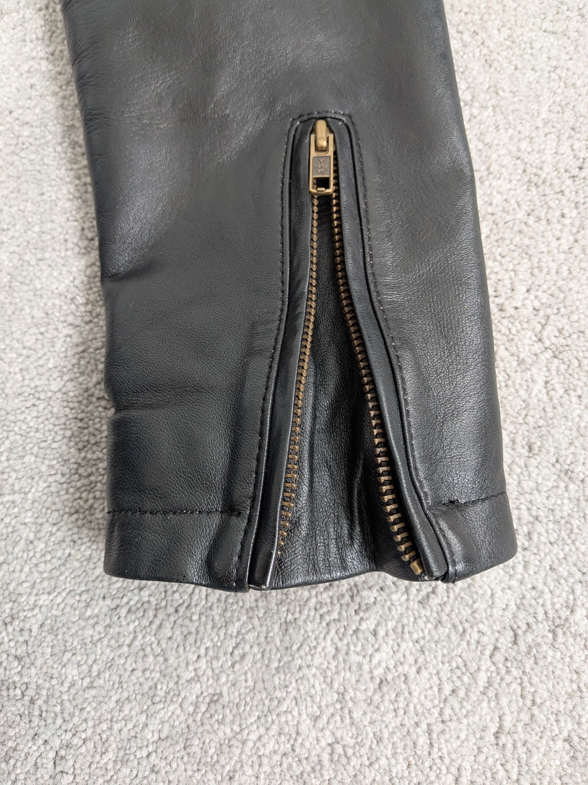 Mint Vintage BUCO Black Leather Motorcycle Jacket Unisex – Womens L (Mens S-M)