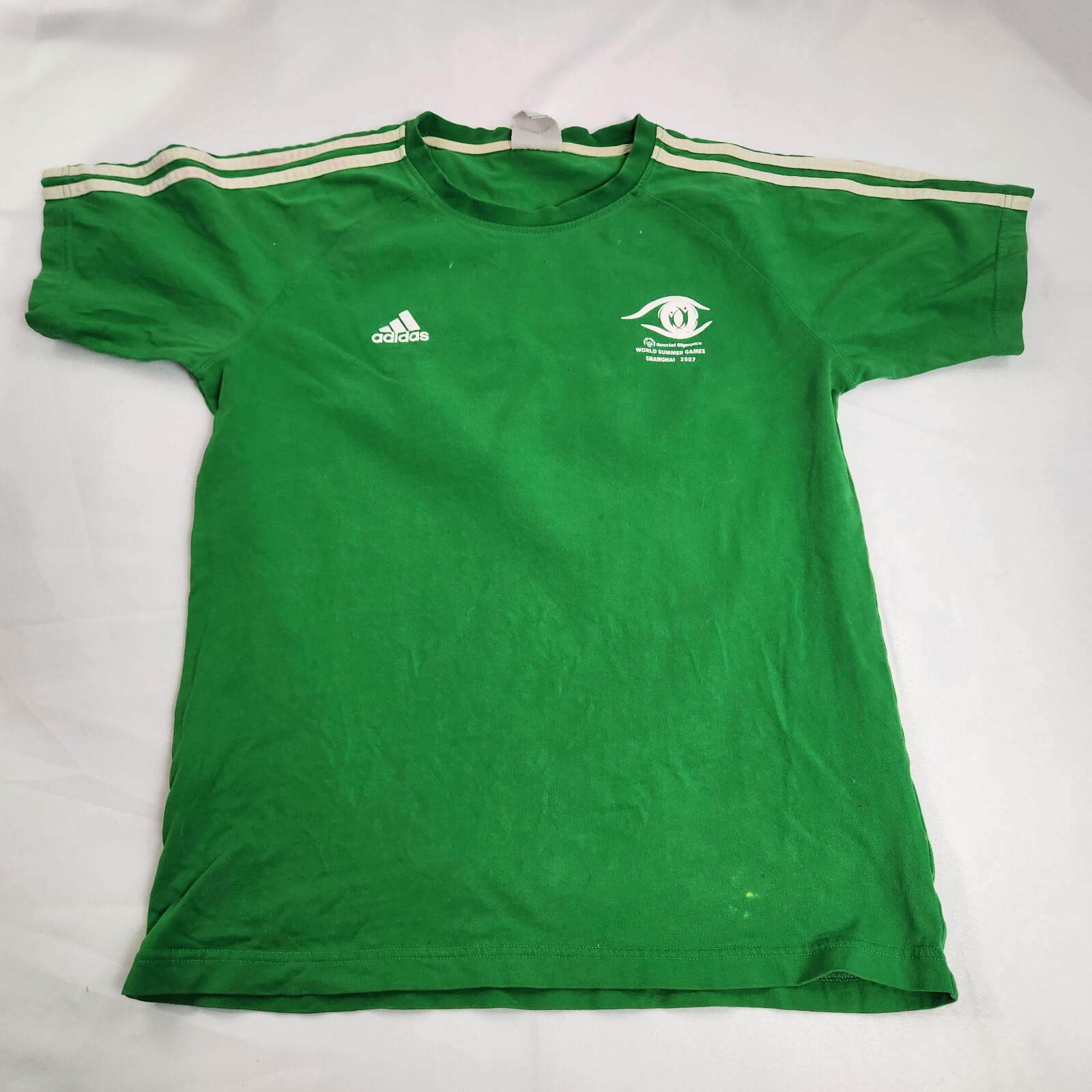 Special Olympics World Summer 2007 Shanghai China Games Large Adidas Green