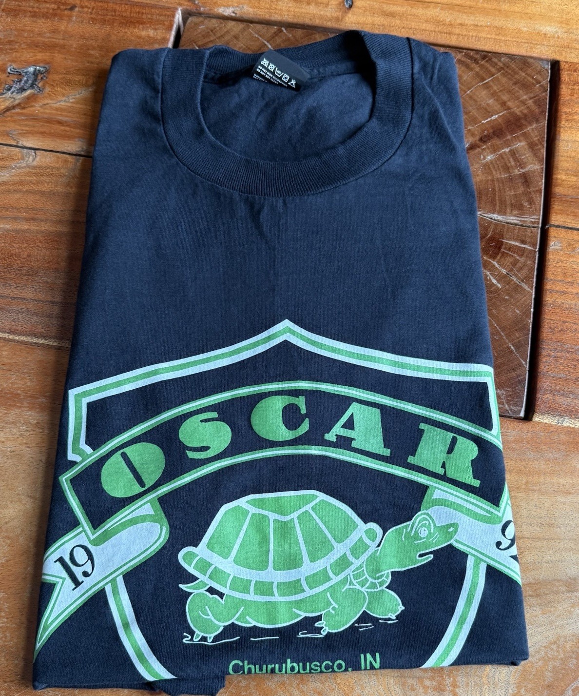 Vintage 90’s Black Screen Stars Best T-Shirt Large 1992 Oscar Churubusco IN