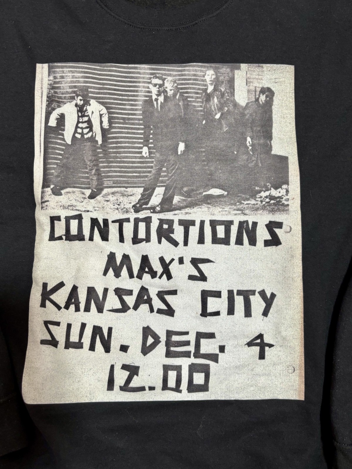 Tokyo Limited Edition JAMES CHANCE AND THE CONTORTIONS CREWNECK No Wave Punk tee