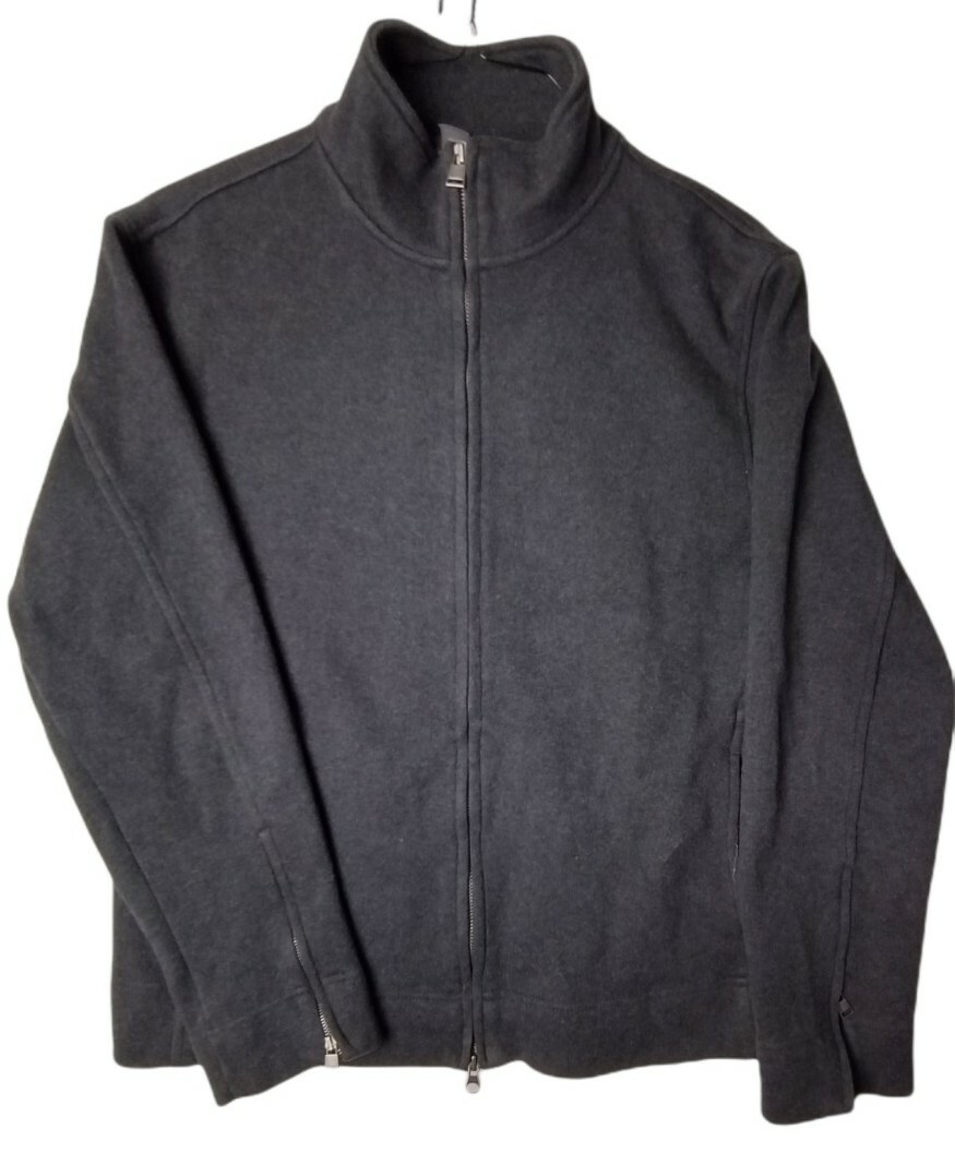 Vintage Banana Republic Jacket Mens Size Large -Gray W/Zip Pockets Made In Korea