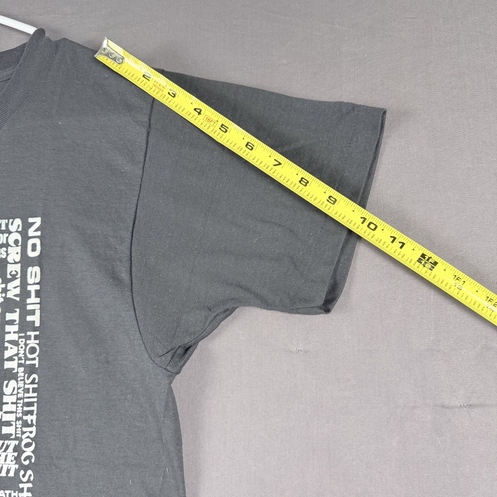 Vintage Screen Stars Men’s Graphic Tee M Black Cotton Blend Short Sleeve