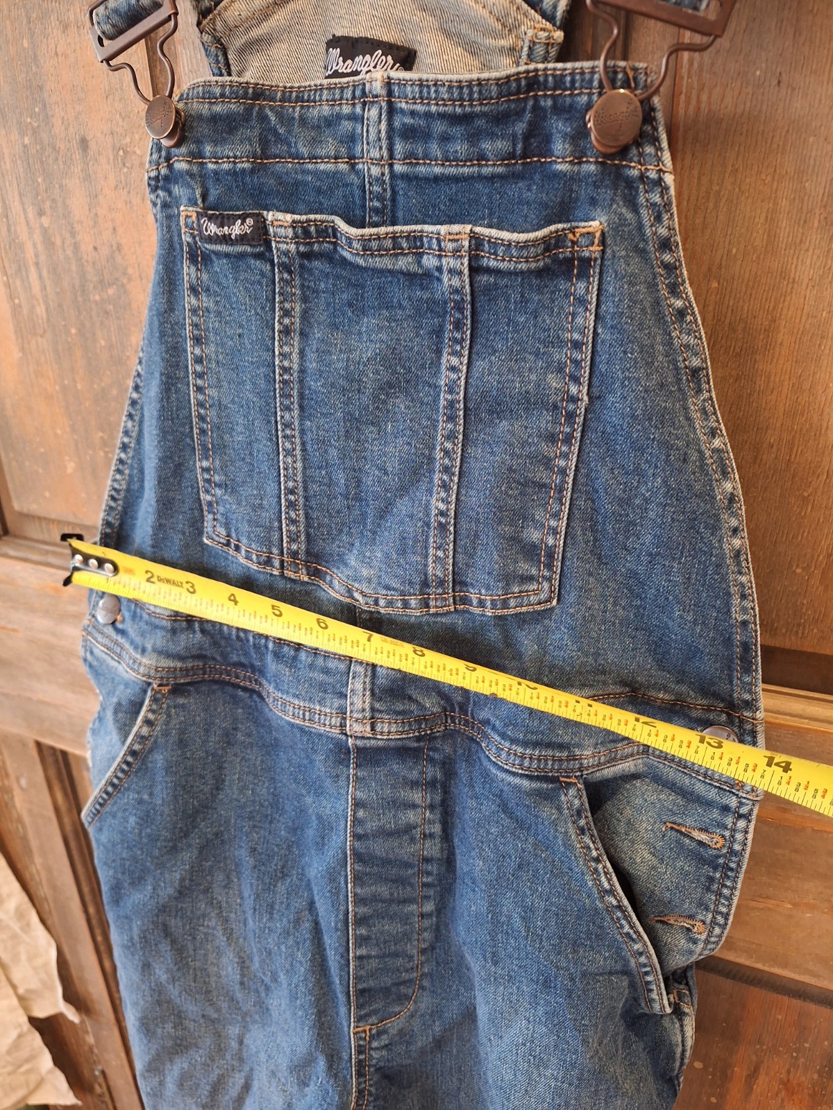 Wrangler Retro Denim Overalls, Unisex Adult, S/M, See Measurements.
