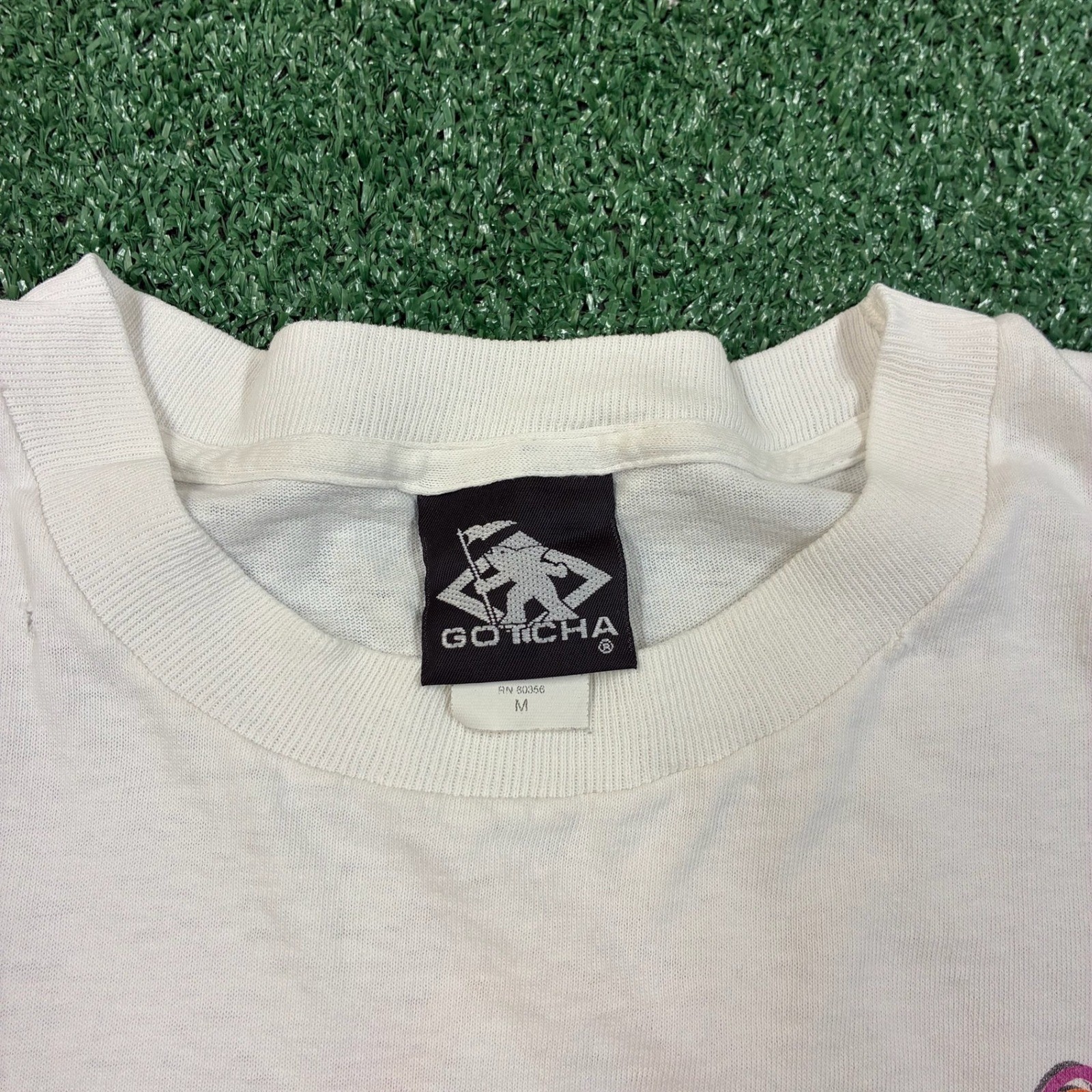 Vintage 90s Gotcha Psychedelic “Clotnes for your trip” Surf T-shirt