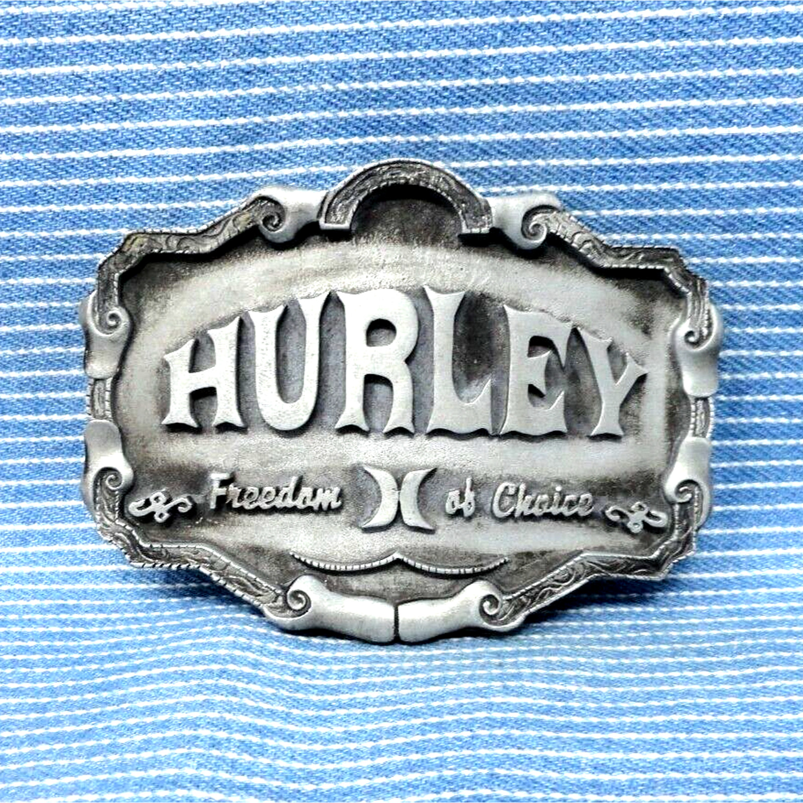 Hurley Freedom Of Choice Promo Belt Buckle Beach Sand Surfer Vintage LE .GTA333