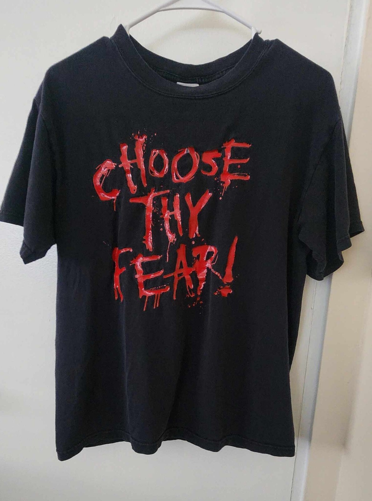Universal Studios Halloween Horror Nights 2007 shirt Medium Choose Thy Fear