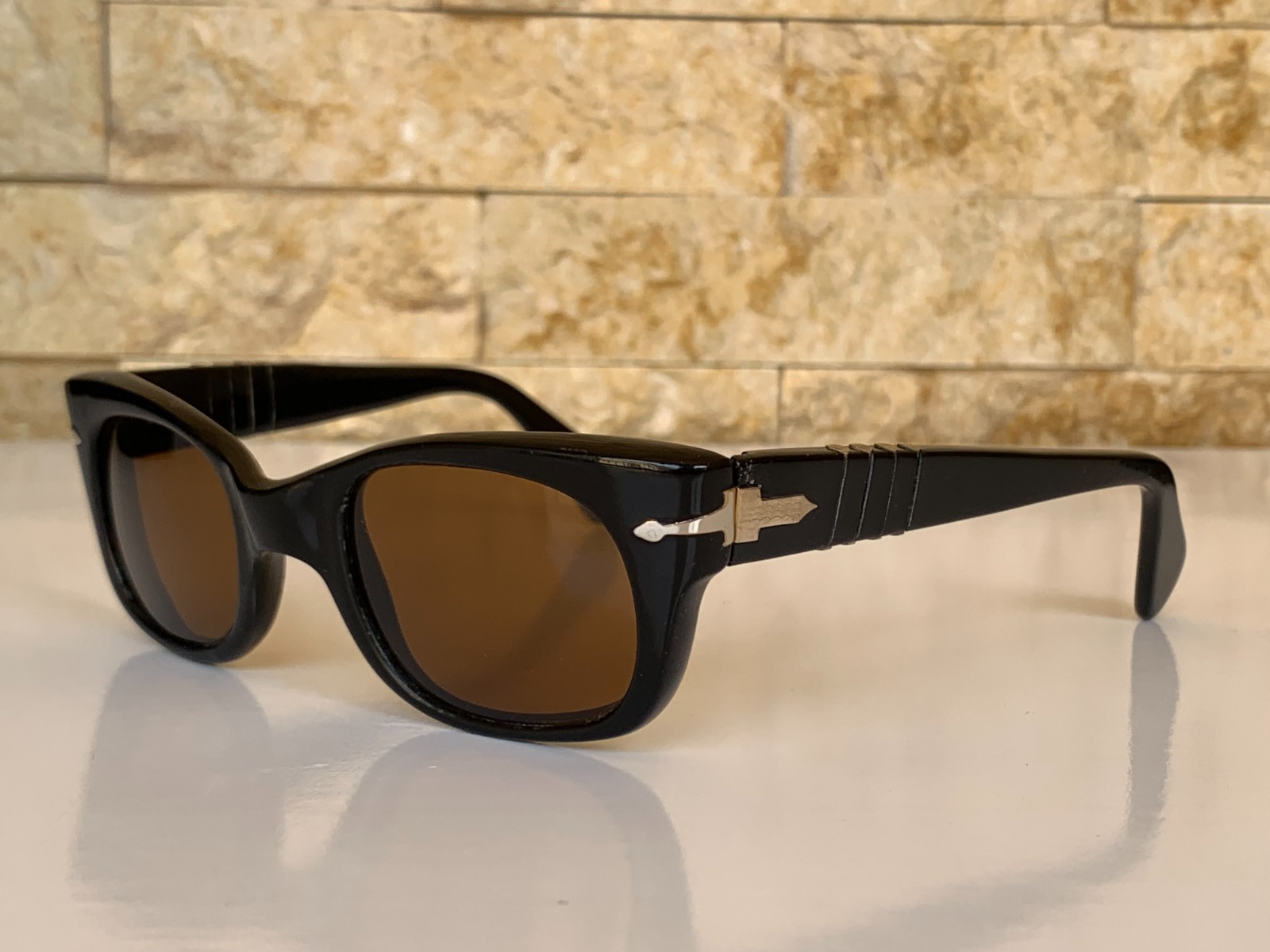 6201 Vintage Persol Ratti Meflecto Sunglasses 1960s Italy Size 48mm small boxed