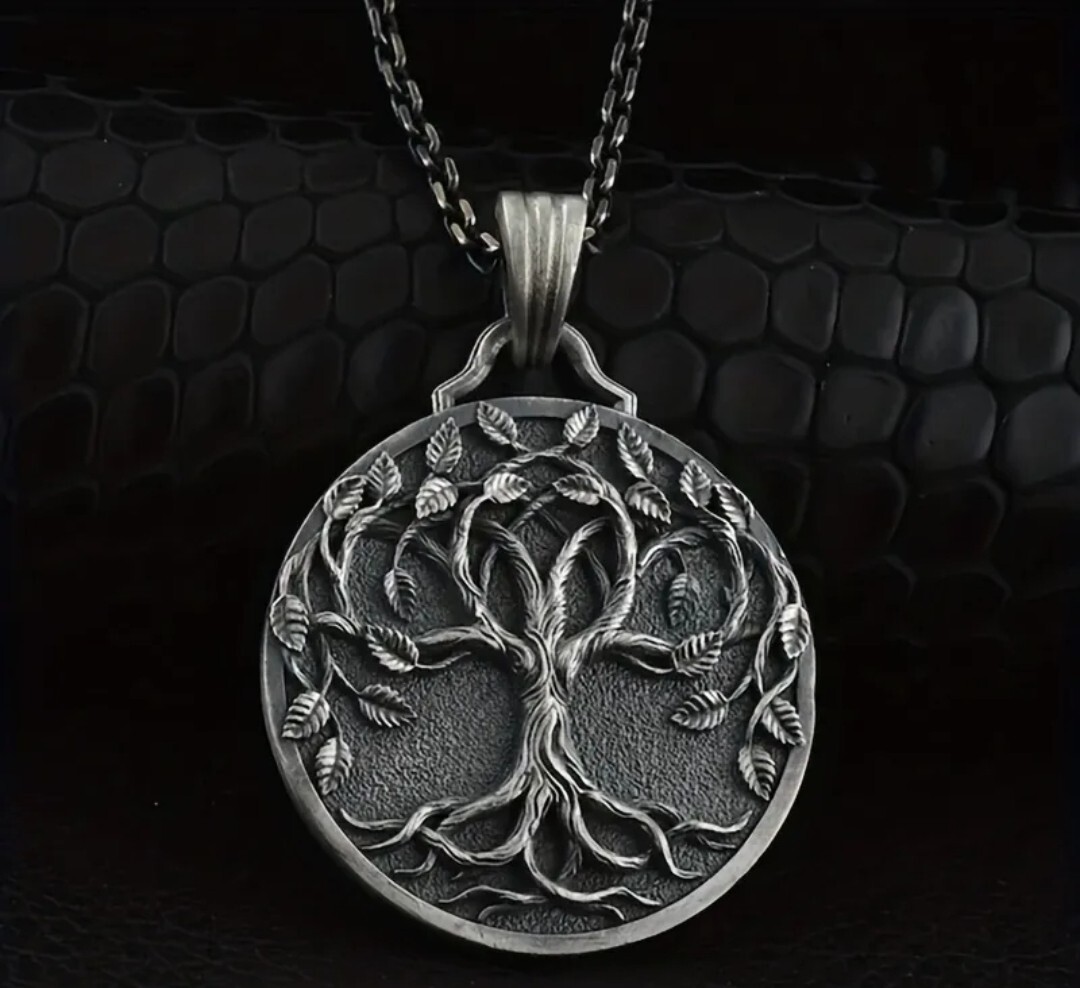 Celtic Pagan Viking Tree Of Life Totem Pendant Necklace