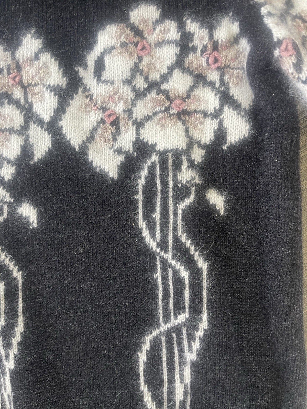 NWT VTG Lambswool Angora Sweater Women’s Sz M Cottagecore CASUAL CULLINANE