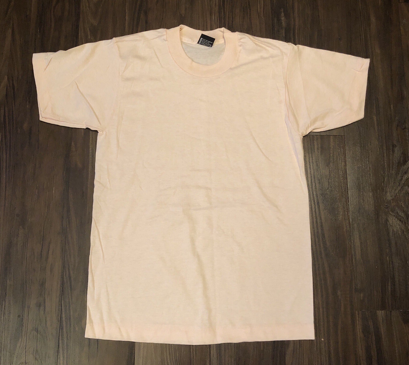 Vintage 90s SCREEN STARS BEST Light Pink BLANK 50/50 USA MADE t-shirt Sz M Mint