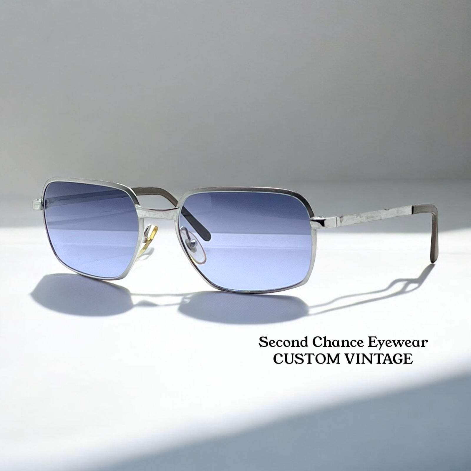 FAIRFIELD F088 Vintage Sunglasses w/New, Custom Gradient Twilight Blue Lenses