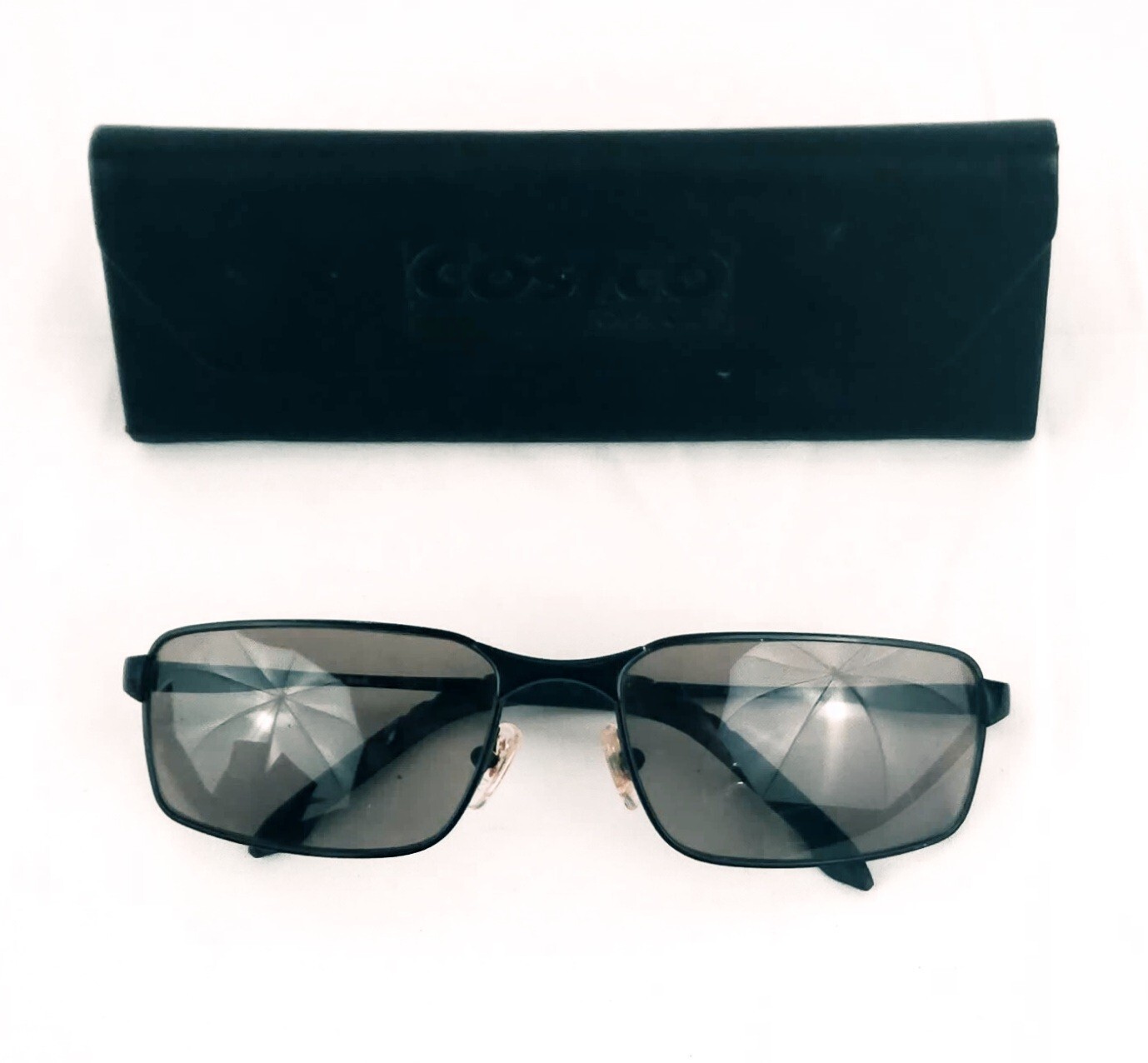 Rx Sun Hawk Hilco Sunglasses Unisex Adult Black Vintage 90s Sun Glasses