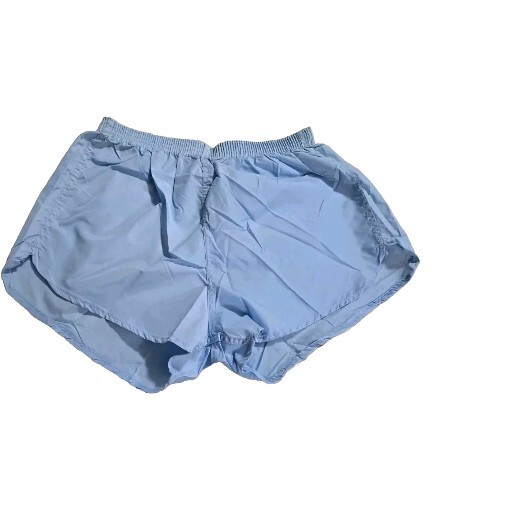 Russell Athletic Nylon Shorts Track Soccer Baby Blue 27″ Waist USA Vintage 80s