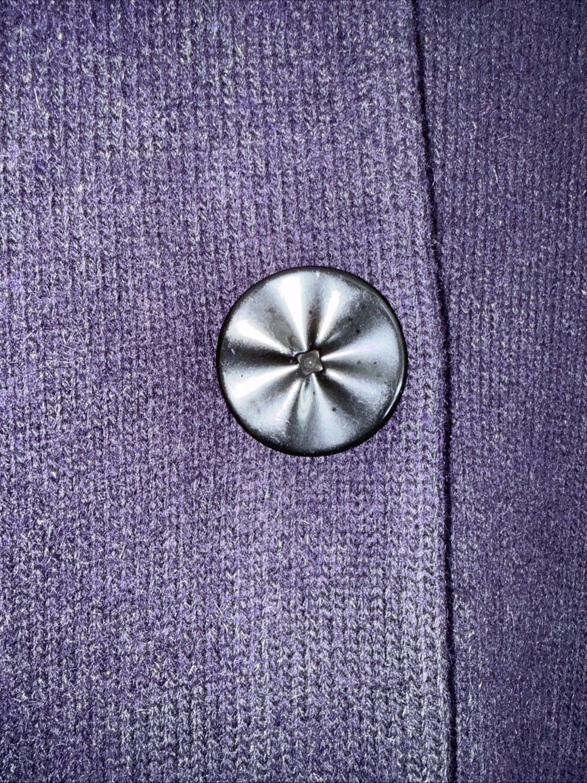 VTG Venesha High Quality Angora Coat Eggplant Purple 90’s Y2K Size M *Pristine*