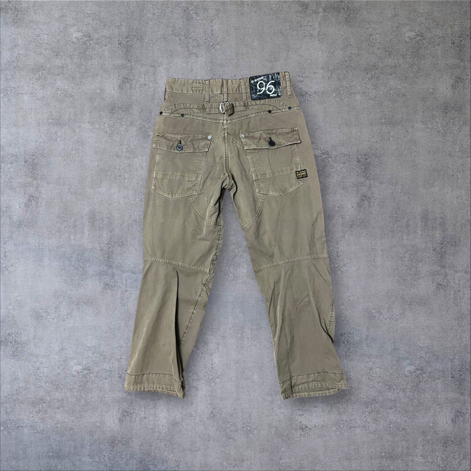 Vintage 2000s y2k G-Star Buckle Back Sz 30×30 Cargo Pants
