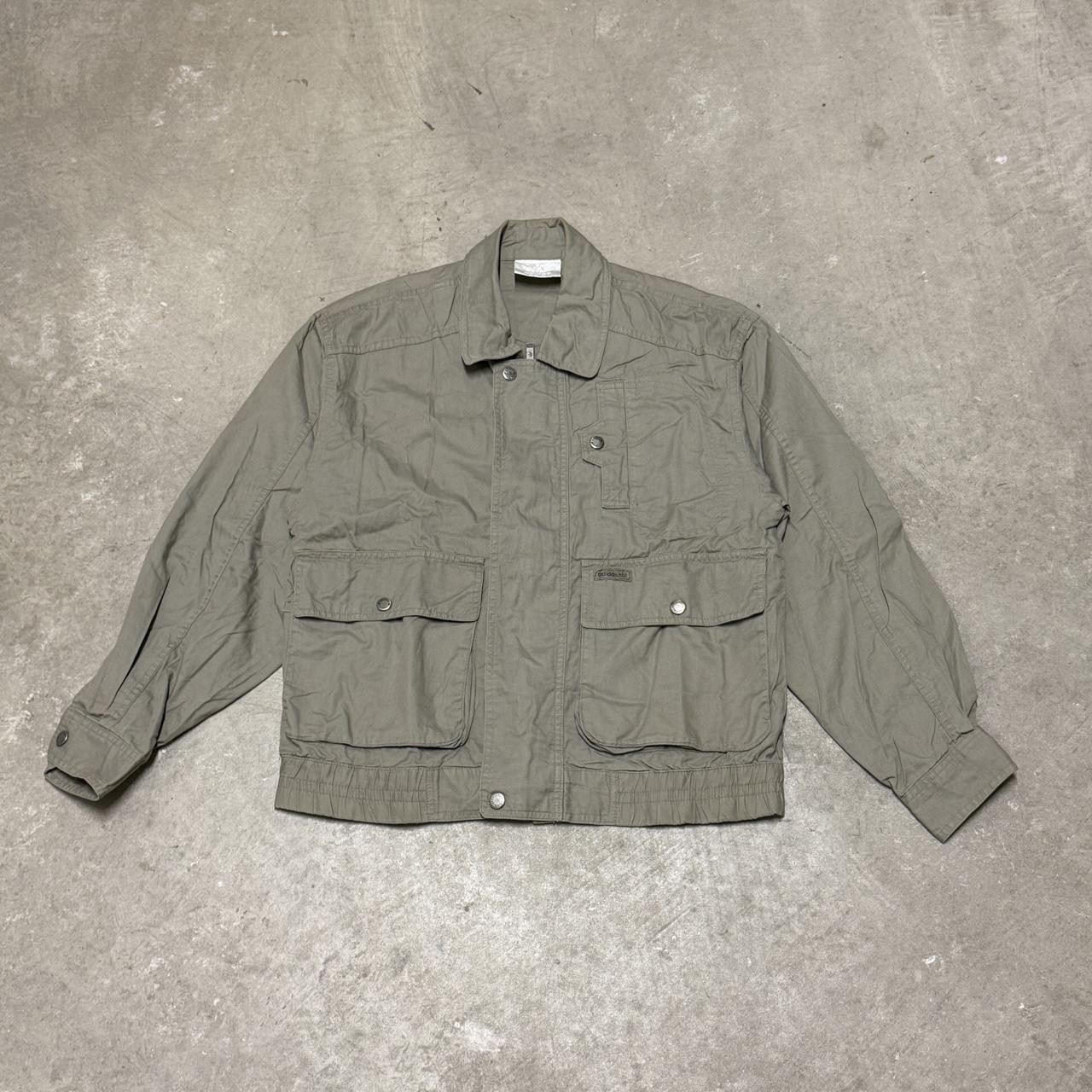 Adidas Originals Utility Jacket – Vintage Khaki Multi Pocket Men’s M