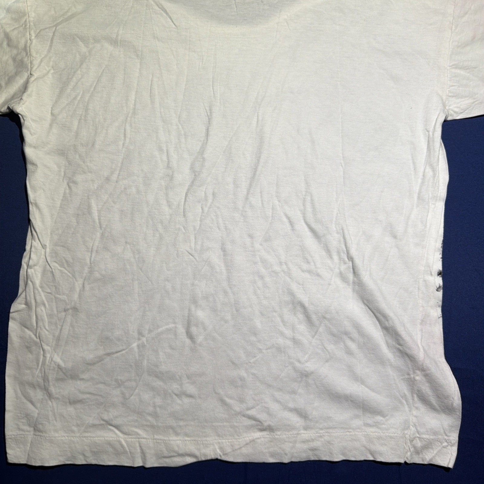 Vintage Sz 44 70s 80s White Australian Animals Birds Endangered Species T Shirt