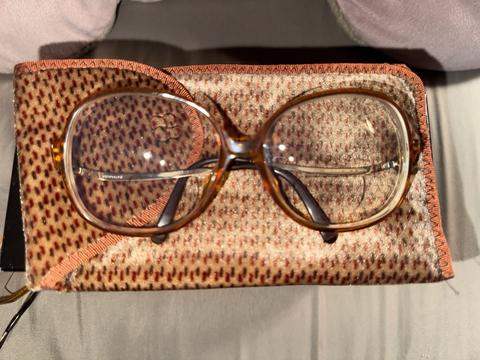 Vintage 80s Viennaline by Frame Germany 1294 Eyeglasses Frames 54-15-125