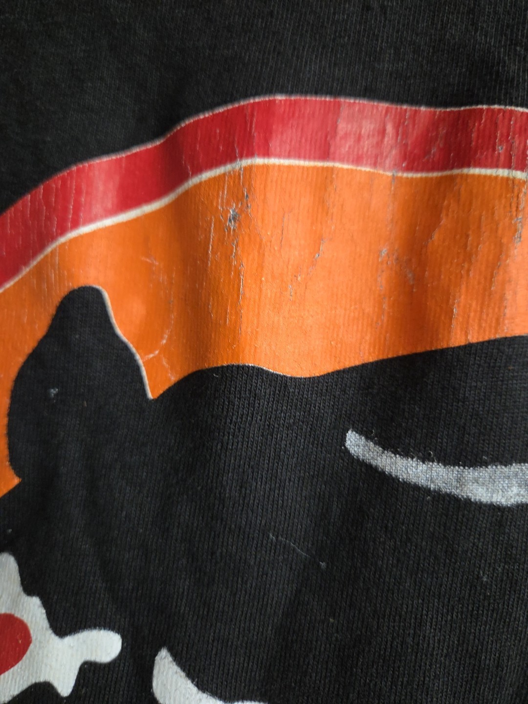 Vintage 90s Y2K HANES Beefy Large Black Panthers T-shirt Troop 24 20×27.5