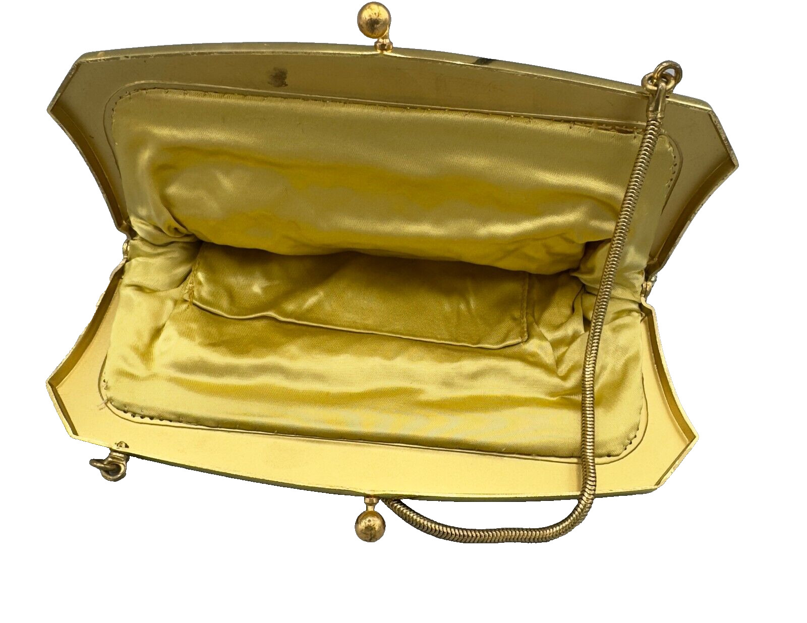 2 SILVER & GOLD BEADED VINTAGE EVENING BAGS
