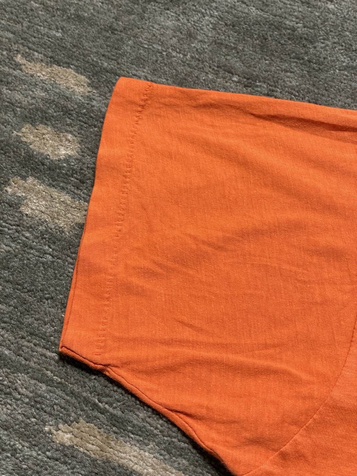 Vintage T Shirt Popeyes Chicken 70s 80s Orange Screen Stars Single Stitch