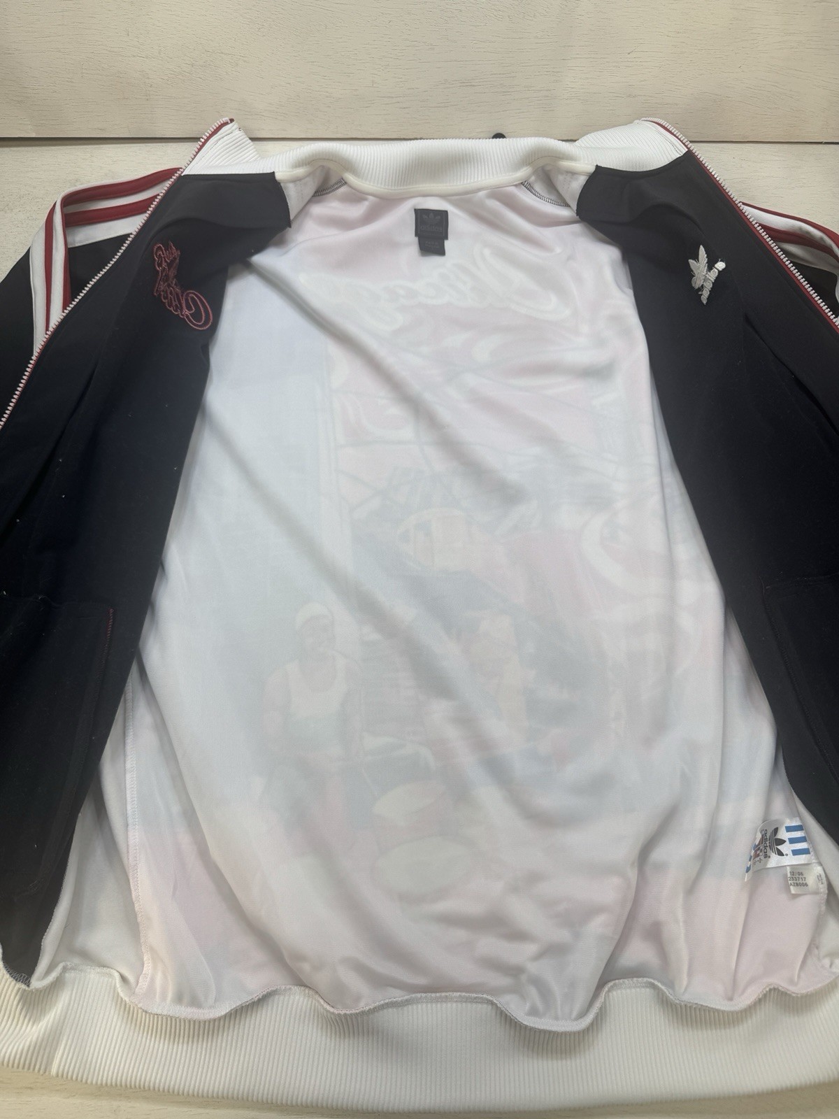 adidas Originals City Series ChiTown Chicago Warm-up Jacket Track Top Full Zip L