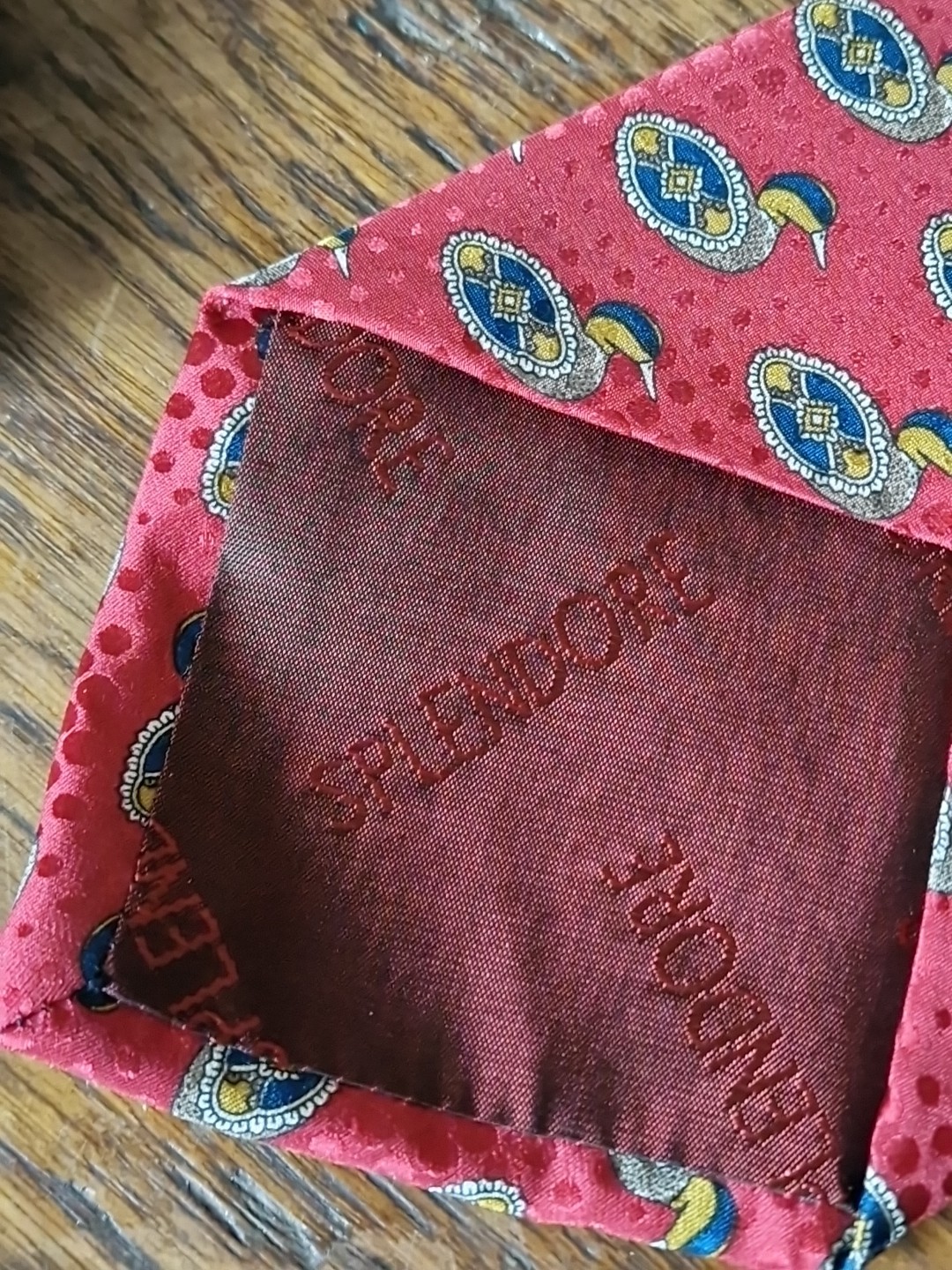 Tie Ties Splendore Milano Silk Silk Italy cm. 145×10 (115) ^