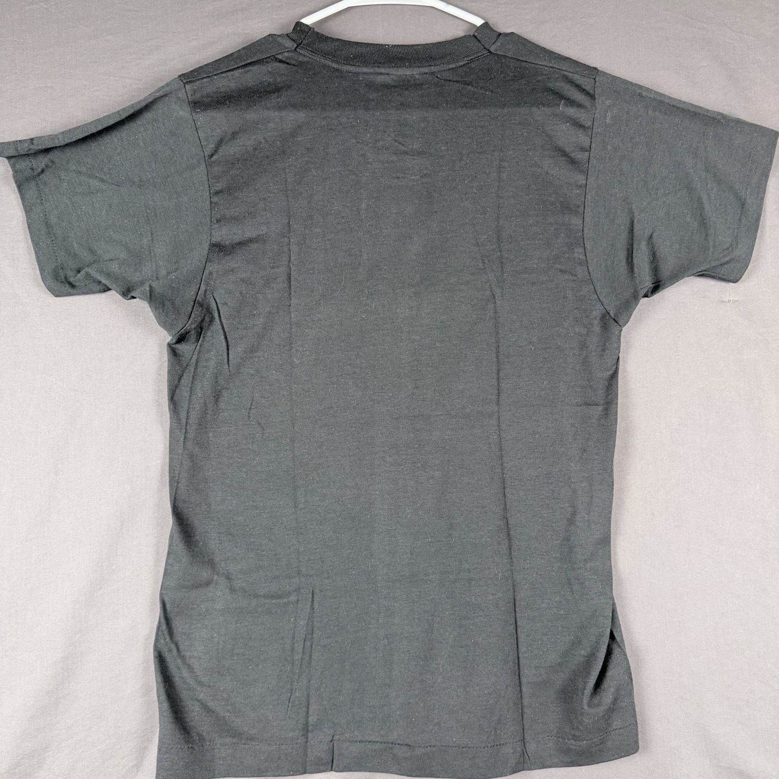 Vintage Screen Stars Men’s Graphic Tee M Black Cotton Blend Short Sleeve