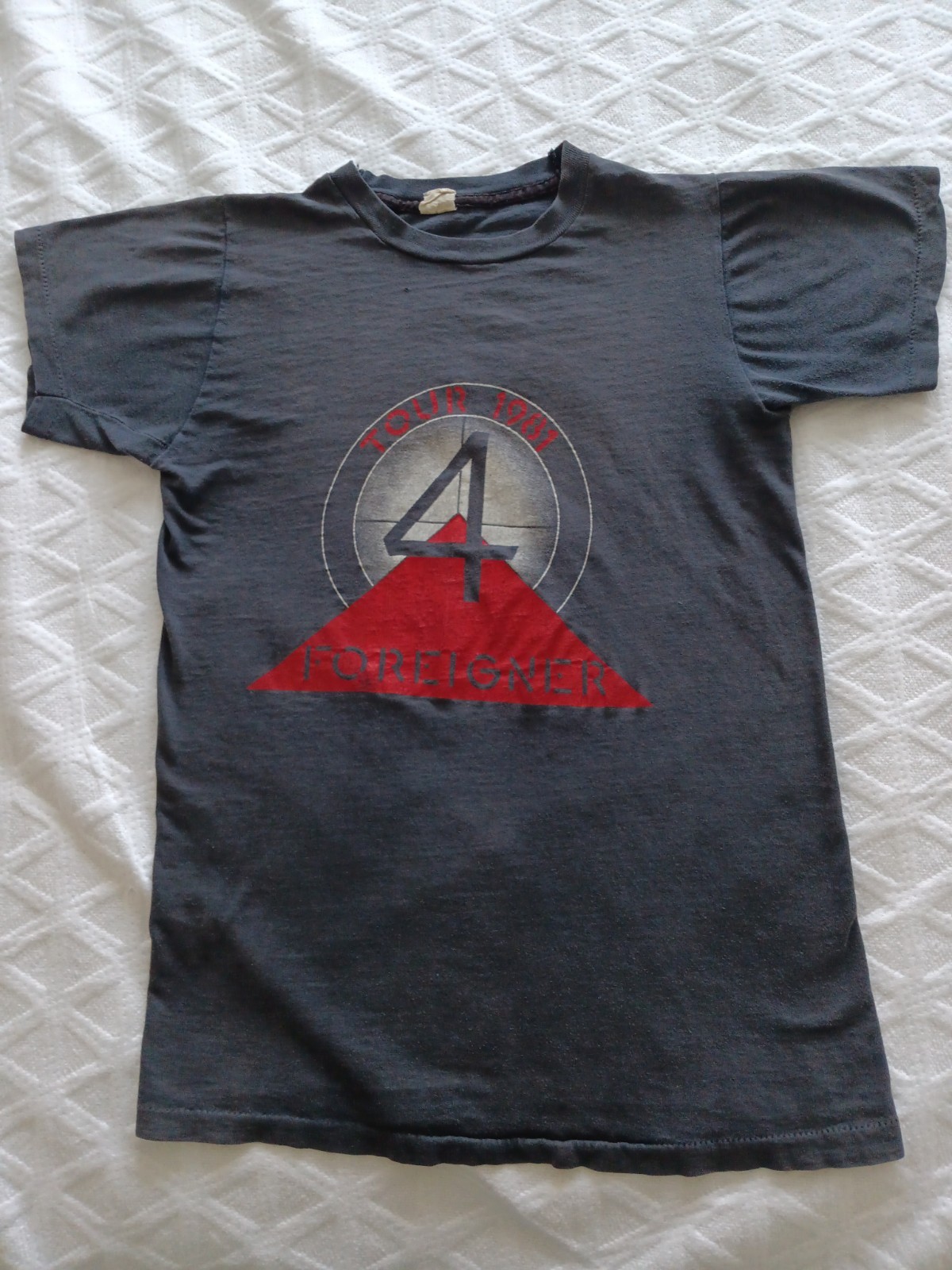 Vintage Single Stitch Foreigner 81-82 Concert Tour Rock Band Shirt
