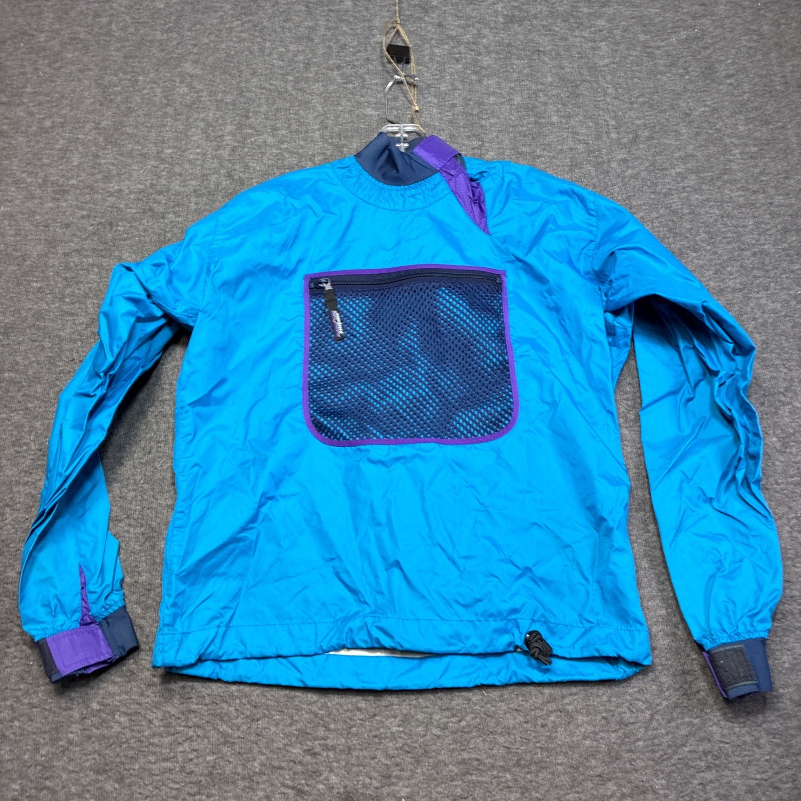Vintage Patagonia Kayak Jacket Spray Top Paddling Mens Small Blue 80s Gorpcore