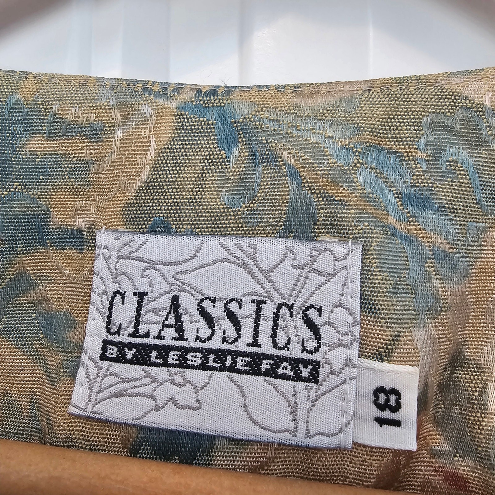 Vintage Classics Blazer Womens Size 18 Beige Lace Cottagecore Preppy Floral