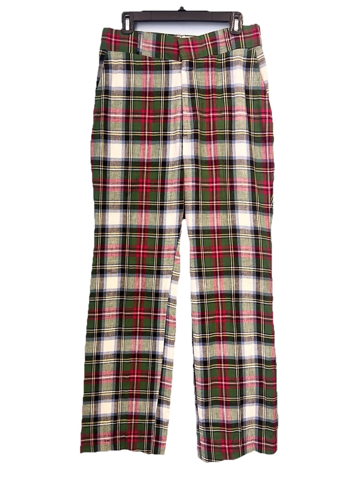 Vintage 60s Thomson Madras Plaid Pants Deerfingers Ivy Prep Golf Trousers
