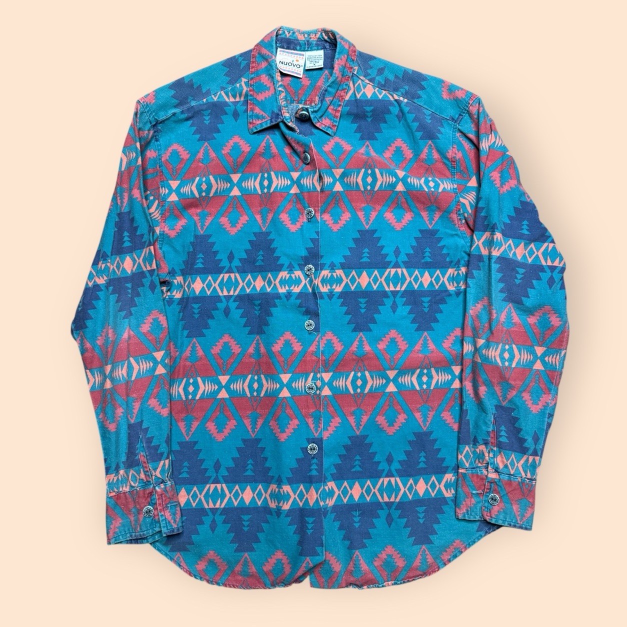 Vintage 1980s Western Button Up Shirt Nuovo Women’s Small Vtg 80s