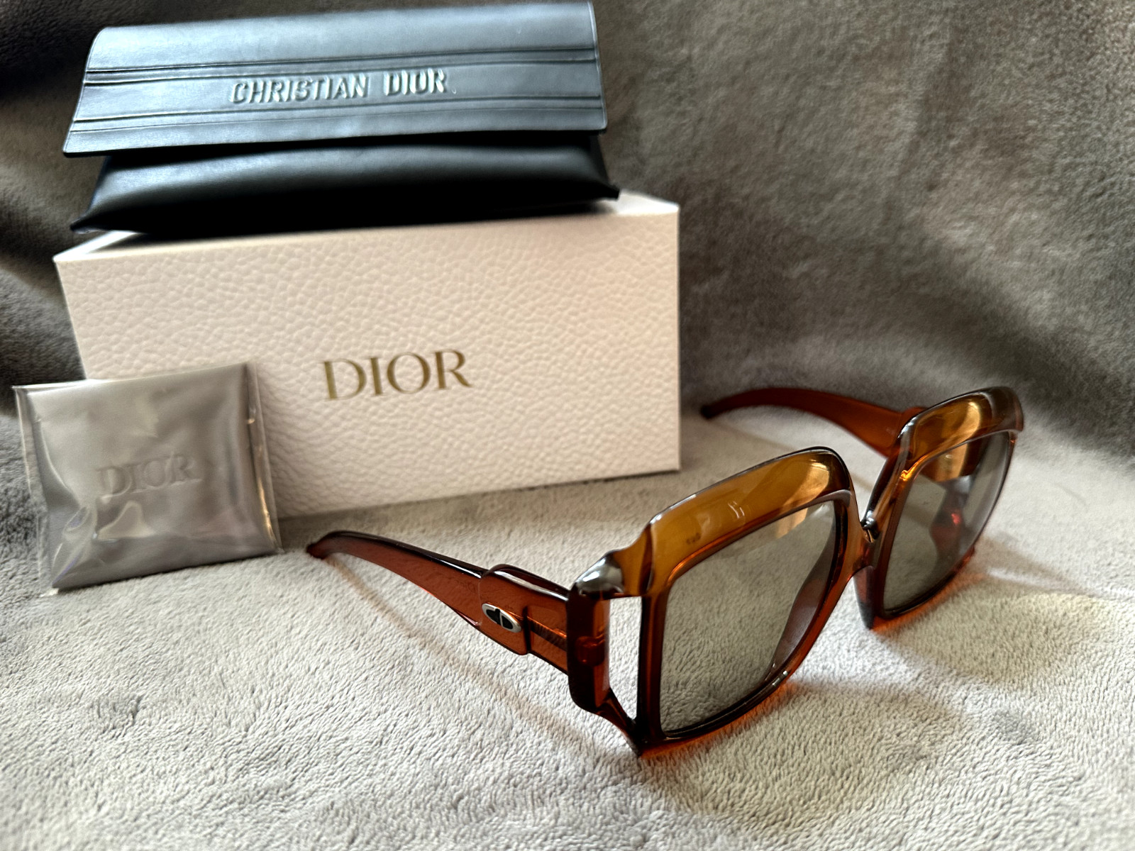 Vintage Christian Dior 1970’s Oversized Optyl D07 Sunglasses