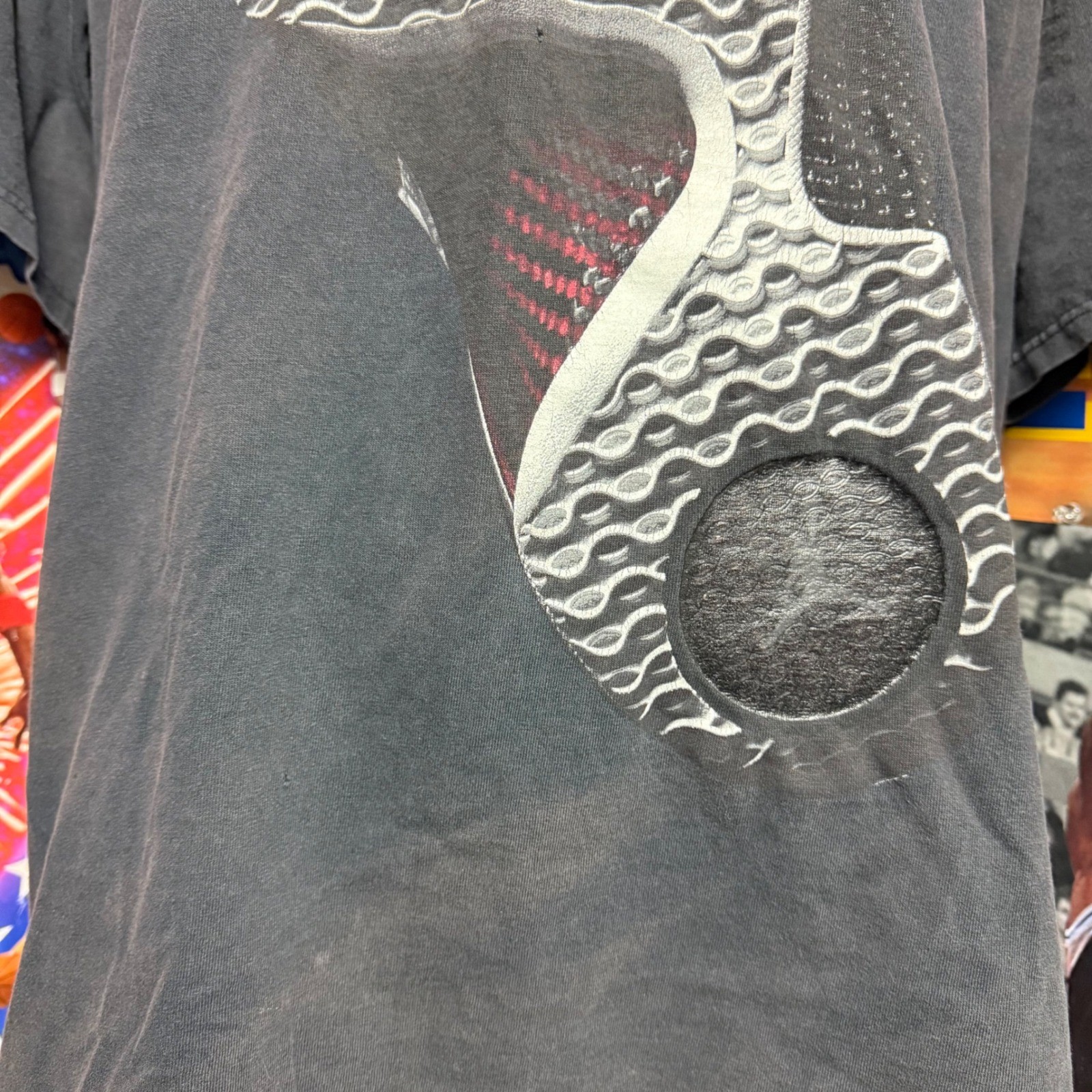Vintage Jordan Brand Air Jordan XXI Sole Graphic Tee Black Sz 3XL