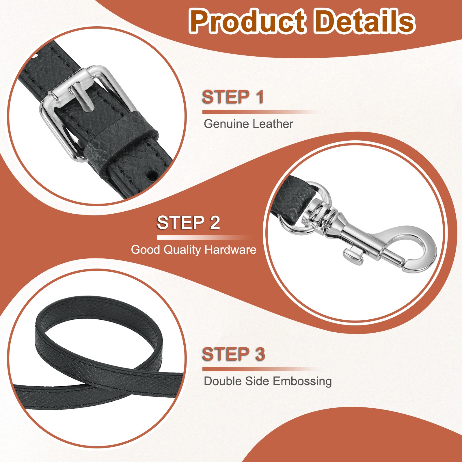 95-115cm graphite grey bag strap, silver buckle