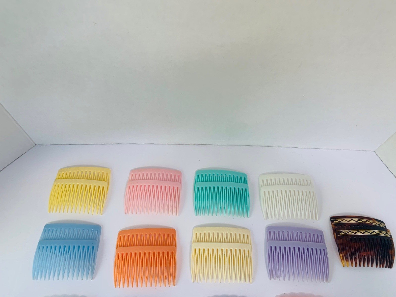 Vintage Goody Hair Side Combs Multiple Colors Lot of 45 (21 Pairs) 80’s 90’s