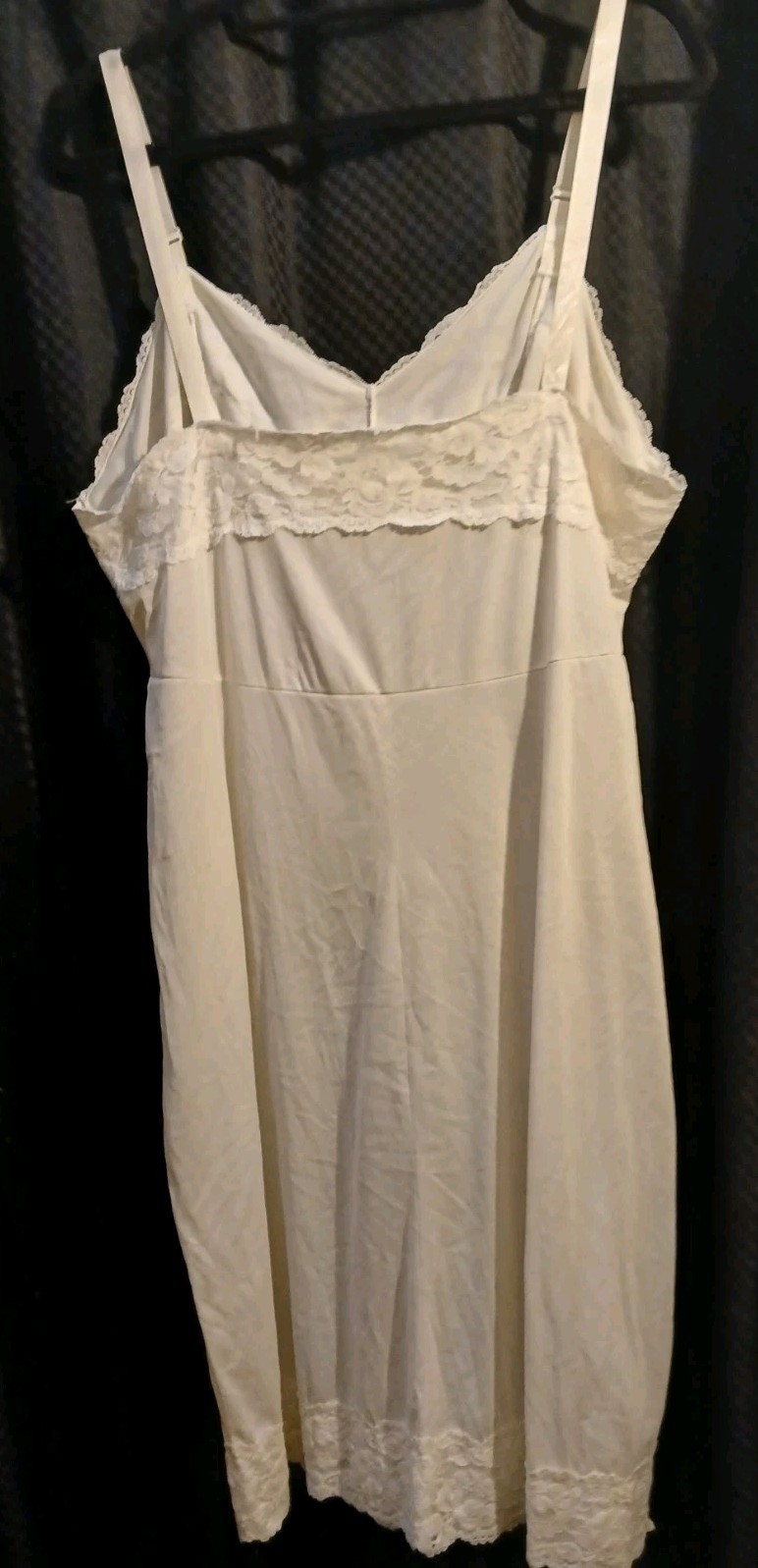 Vintage Full Slip Plus Size 44 Pinehurst Lingerie White Made in USA