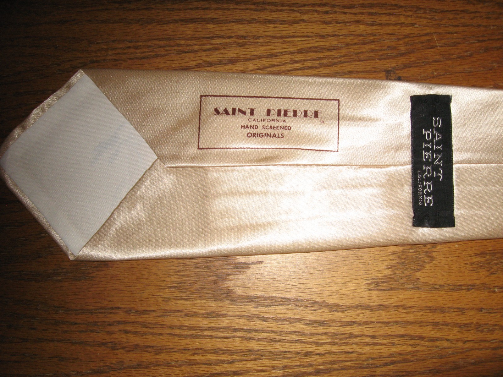 ~Vintage~S.F. Golden Gate Bridge~20s~Necktie~60/70s~ Saint Pierre of Calif.~NOS~